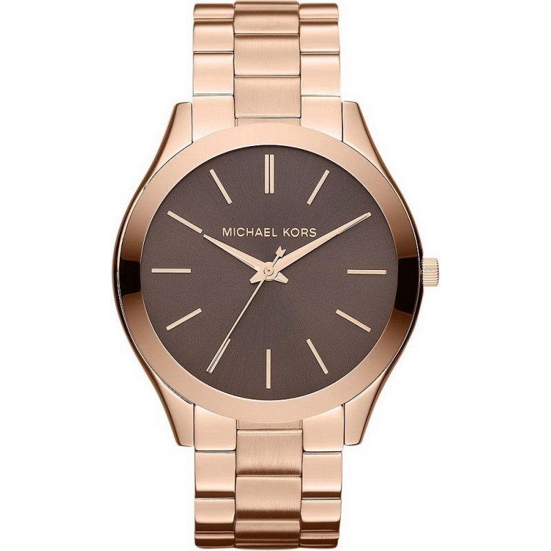 Analogue Watch - Michael Kors MK3181 Ladies  Slim Runway Rose Gold Watch