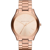Analogue Watch - Michael Kors MK3197 Ladies Slim Runway Rose Gold Watch