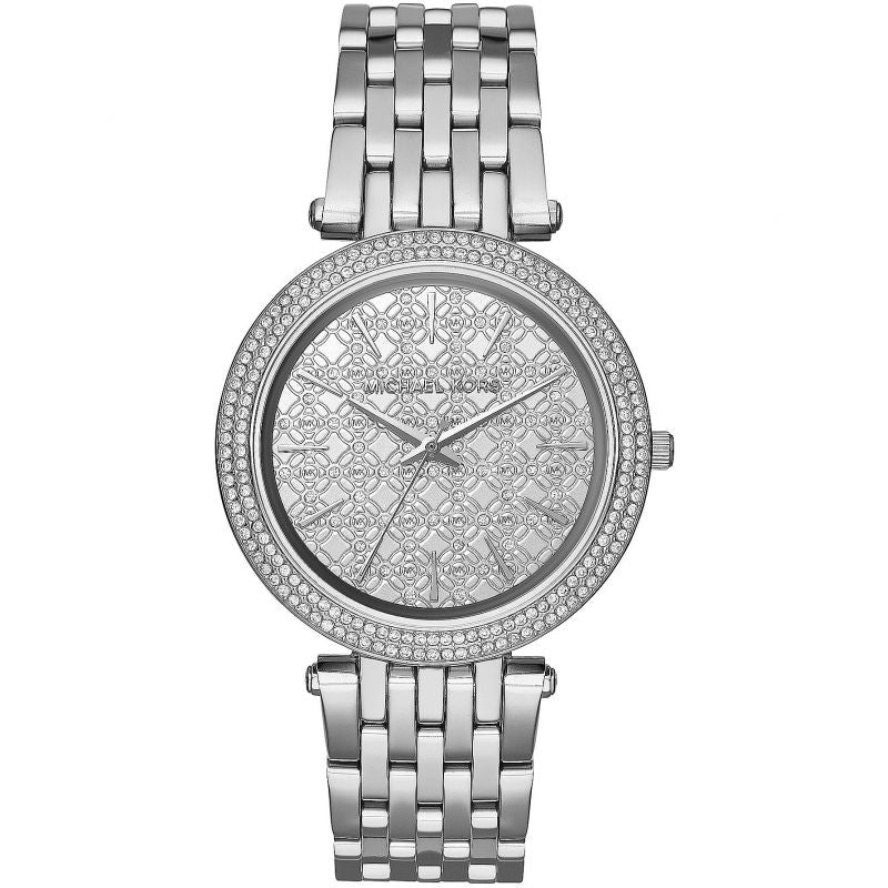 Analogue Watch - Michael Kors MK3404 Ladies  Darci Silver Motif Watch