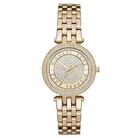 Analogue Watch - Michael Kors MK3445 Ladies Mini Darci Gold Watch