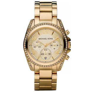 Analogue Watch - Michael Kors MK5166 Ladies Blair Gold Watch