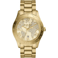 Analogue Watch - Michael Kors MK5959 Ladies Layton Gold Pave Dial Watch
