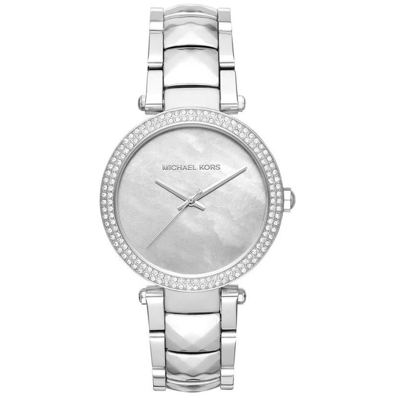 Analogue Watch - Michael Kors MK6424 Ladies Designer Silver Watch