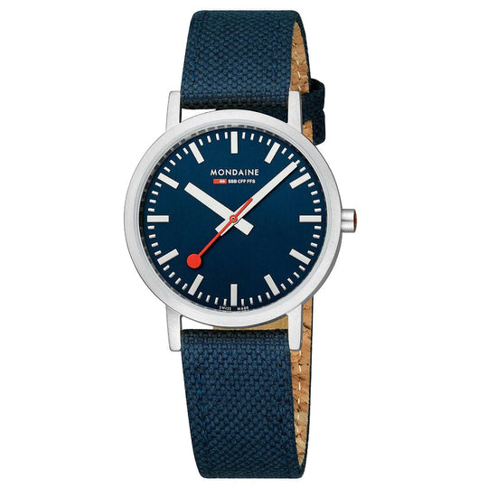 Mondaine Classic Unisex Blue Watch A660.30314.40SBD