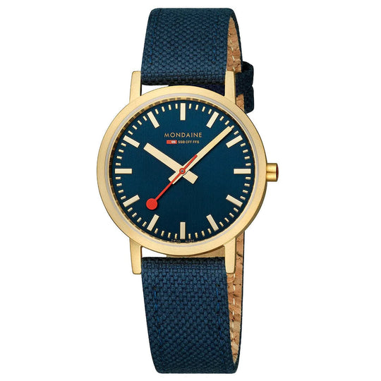 Mondaine Classic Unisex Blue Watch A660.30314.40SBQ