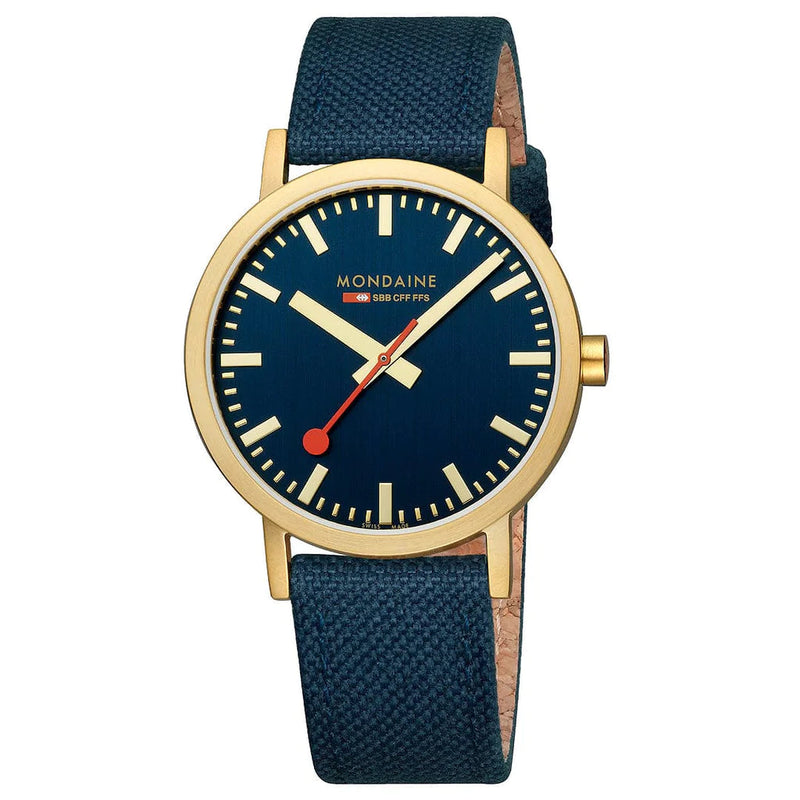 Analogue Watch - Mondaine Classic Unisex Blue Watch A660.30360.40SBQ
