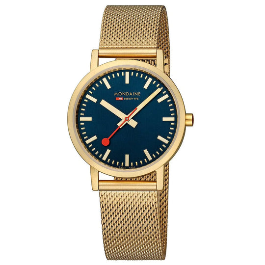 Mondaine Classic Unisex Gold Watch A660.30314.40SBM