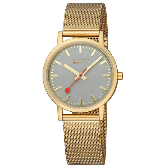 Mondaine Classic Unisex Gold Watch A660.30314.80SBM