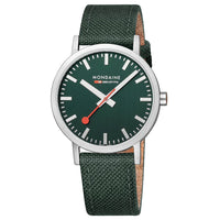 Analogue Watch - Mondaine Classic Unisex Green Watch A660.30360.60SBF