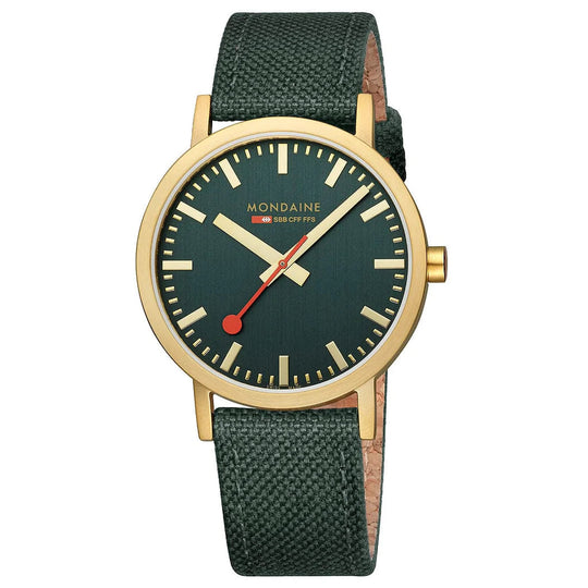 Mondaine Classic Unisex Green Watch A660.30360.60SBS