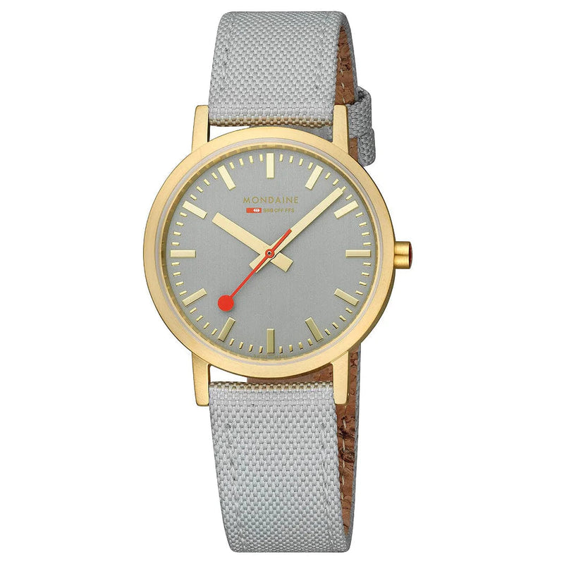 Analogue Watch - Mondaine Classic Unisex Grey Watch A660.30314.80SBU