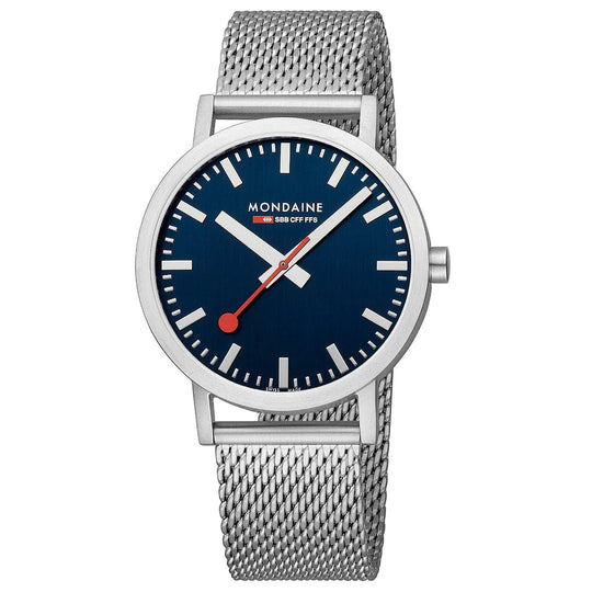 Mondaine Classic Unisex Silver Watch A660.30360.40SBJ