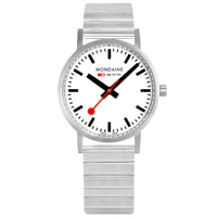 Analogue Watch - Mondaine Classic Unisex White Watch A660.30314.16SBJ