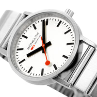 Analogue Watch - Mondaine Classic Unisex White Watch A660.30360.16SBJ
