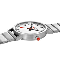 Analogue Watch - Mondaine Classic Unisex White Watch A660.30360.16SBJ