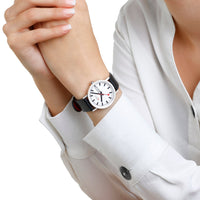 Analogue Watch - Mondaine Classic Unisex White Watch A667.30314.11SBBV