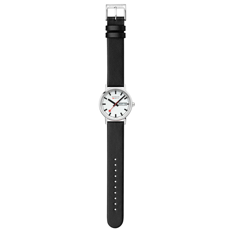 Analogue Watch - Mondaine Classic Unisex White Watch A667.30314.11SBBV