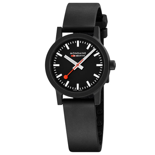 Mondaine Essence Unisex Black Watch MS1.32120.RB