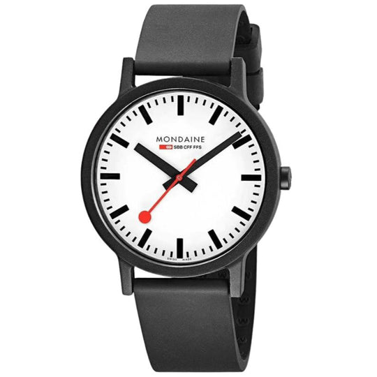 Mondaine Essence Unisex White Watch MS1.41110.RB