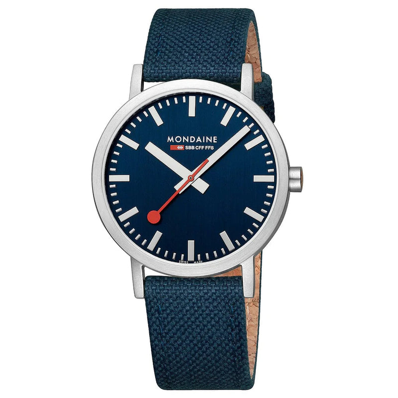 Analogue Watch - Mondaine Evo2 Ladies Blue Watch A660.30360.40SBD