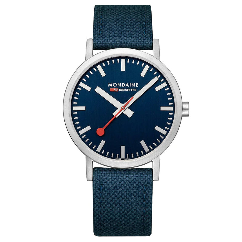 Analogue Watch - Mondaine Evo2 Ladies Blue Watch A660.30360.40SBD