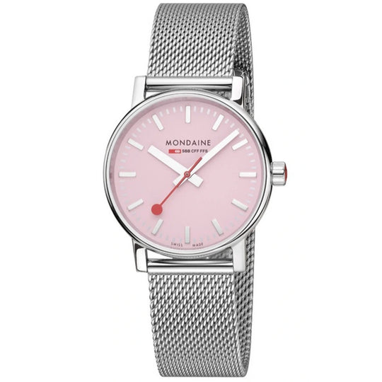 Mondaine Evo2 Ladies Pink Watch MSE.35130.SM