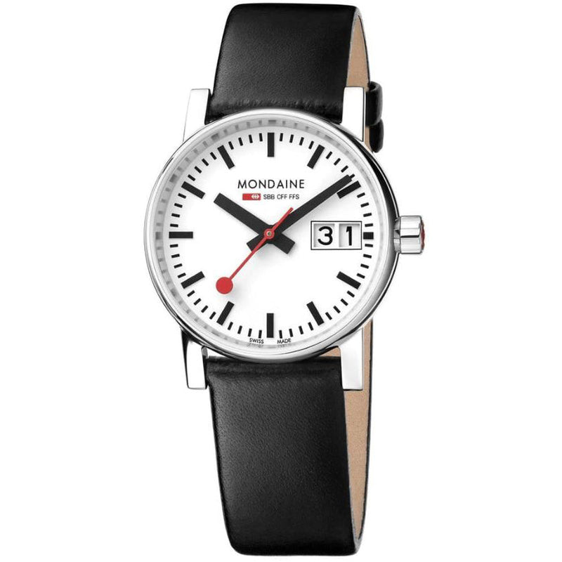 Analogue Watch - Mondaine Evo2 Unisex White Watch MSE.30210.LB