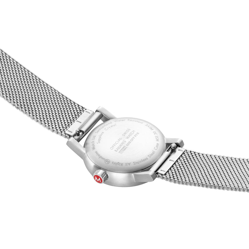 Analogue Watch - Mondaine Evo2 Unisex White Watch MSE.30210.SM