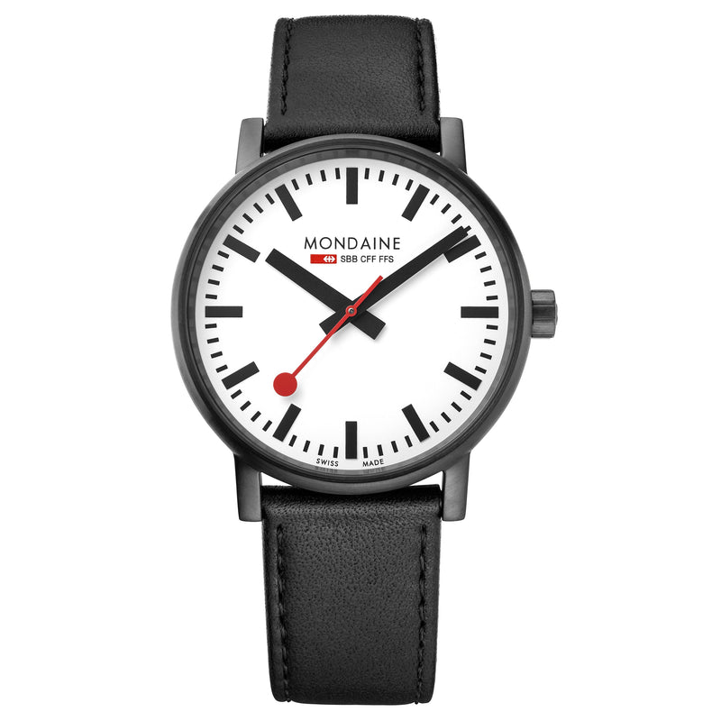 Analogue Watch - Mondaine Evo2 Unisex White Watch MSE.40111.LB