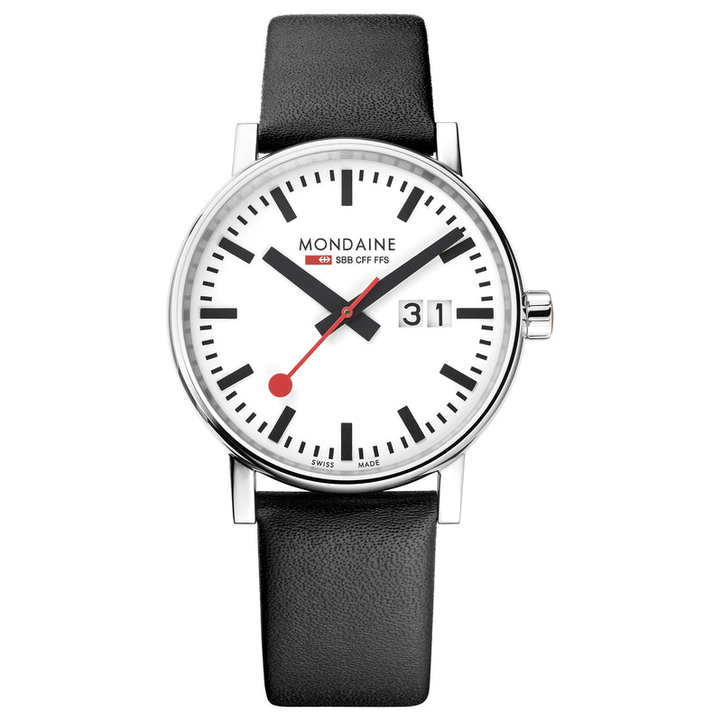 Analogue Watch - Mondaine Evo2 Unisex White Watch MSE.40210.LB