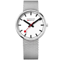 Analogue Watch - Mondaine Giant Unisex White Watch MSX.4211B.SM
