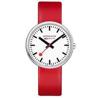 Analogue Watch - Mondaine Mini Giant Ladies White Watch MSX.3511B.LC