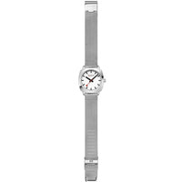 Analogue Watch - Mondaine Petite Cushion Square Ladies Silver Watch MSL.31110.SM