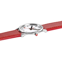 Analogue Watch - Mondaine Simply Elegant Ladies Red Watch A400.30351.11SBP