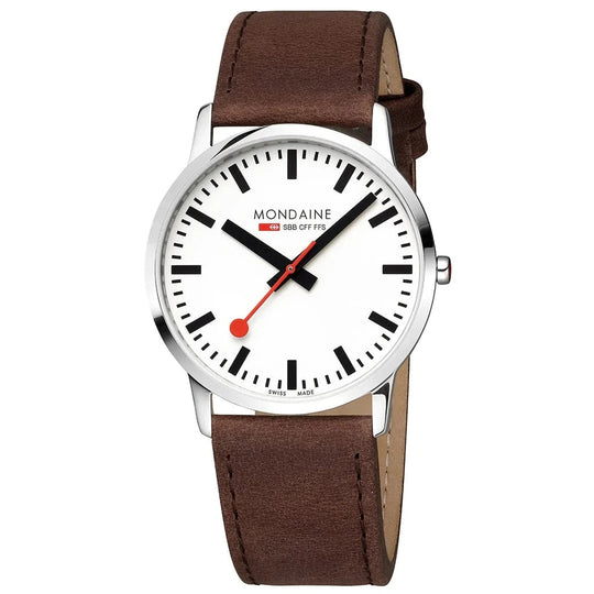 Mondaine Simply Elegant Men's Brown Watch A638.30350.12SBG