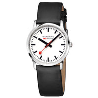 Analogue Watch - Mondaine Simply Elegant Unisex White Watch A400.30351.12SBB