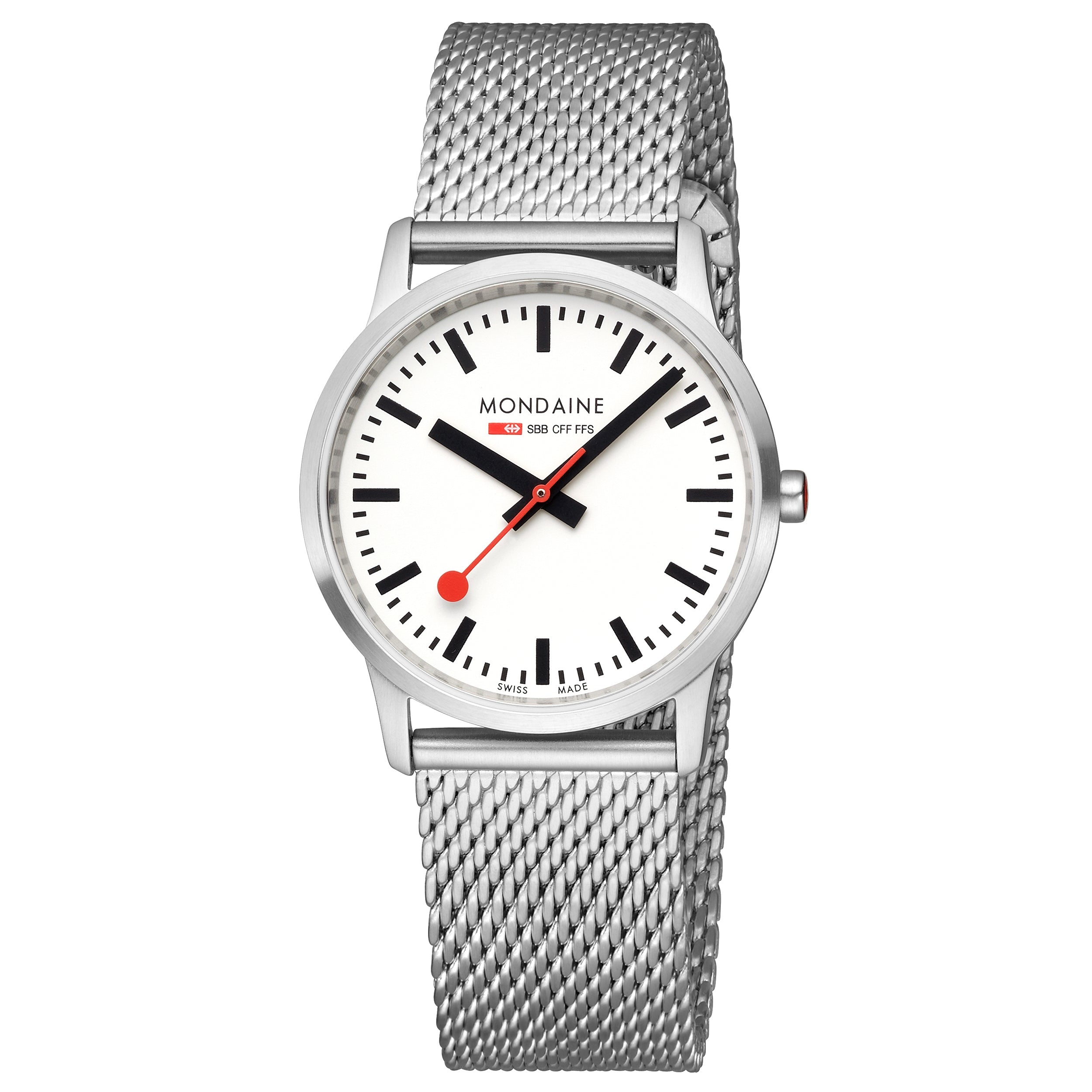 Mondaine SBB Simply Elegant Quartz watch, White, 36mm Mondaine Simply Elegant 36mm – Russell Jewellers main image 4