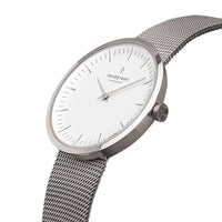 Analogue Watch - Nordgreen Infinity Silver Mesh 32m Silver Case Watch