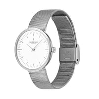 Analogue Watch - Nordgreen Infinity Silver Mesh 32m Silver Case Watch