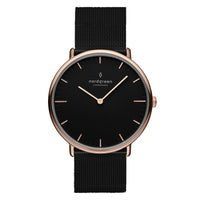 Analogue Watch - Nordgreen Native Black Mesh 32mm Rose Gold Case Watch