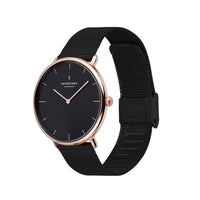 Analogue Watch - Nordgreen Native Black Mesh 32mm Rose Gold Case Watch