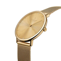Analogue Watch - Nordgreen Native Gold Mesh 32mm Gold Case Watch