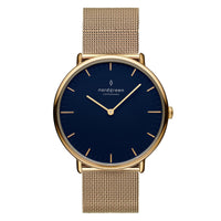 Analogue Watch - Nordgreen Native Gold Mesh 36mm Gold Case Watch