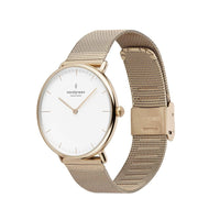 Analogue Watch - Nordgreen Native Gold Mesh 36mm Gold Case Watch