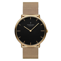 Analogue Watch - Nordgreen Native Gold Mesh 40mm Gold Case Watch