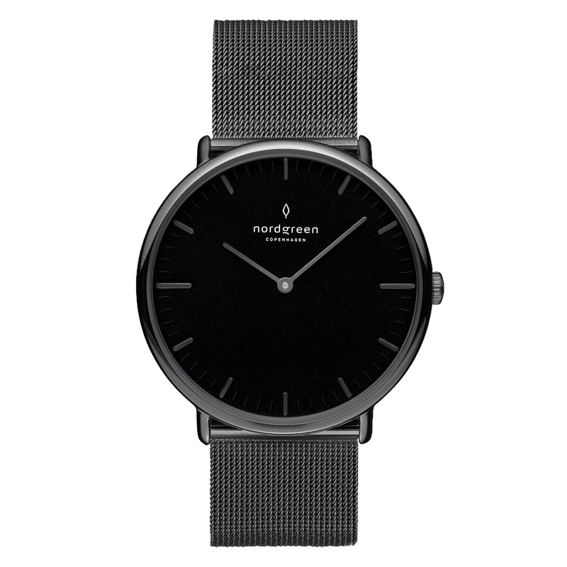 Analogue Watch - Nordgreen Native Gun Metal Mesh 40mm Gun Metal Case Watch