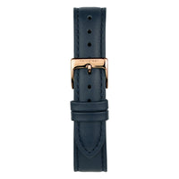 Analogue Watch - Nordgreen Native Navy Leather 36mm Rose Gold Case Watch