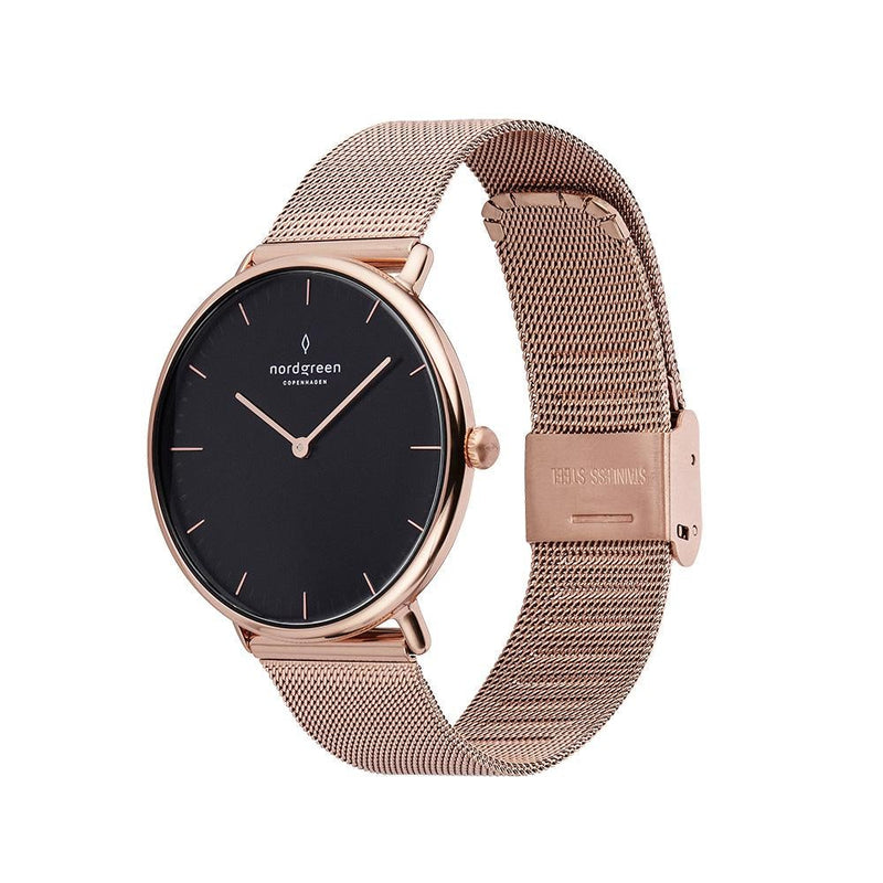 Analogue Watch - Nordgreen Native Rose Gold Mesh 32mm Rose Gold Watch