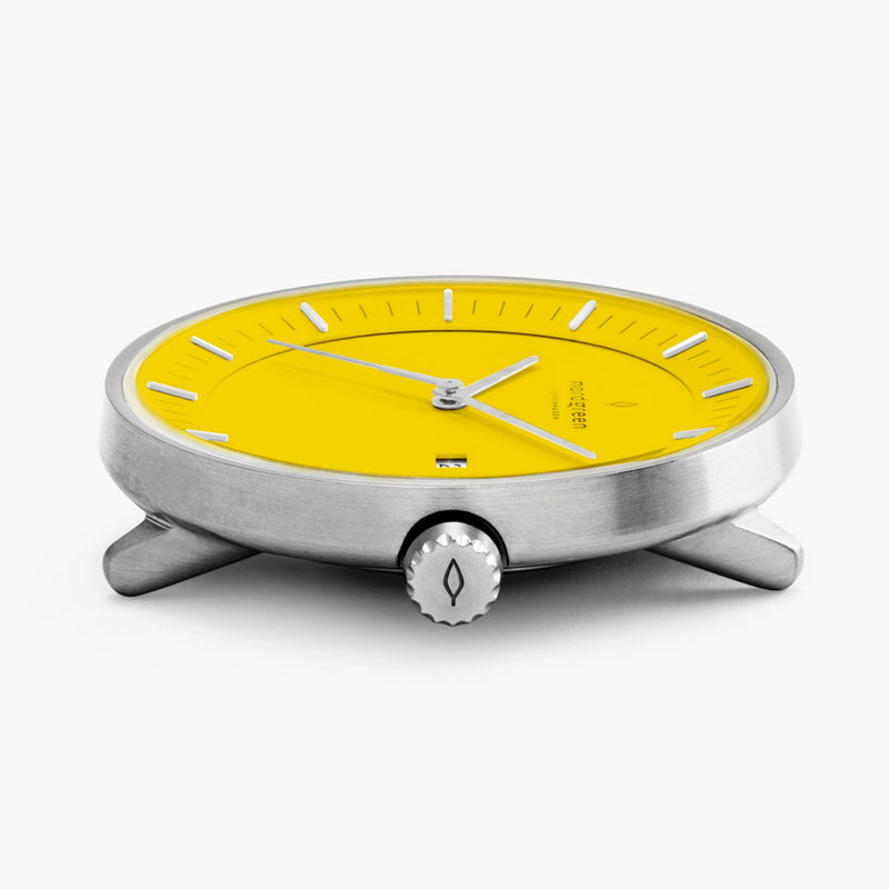 Analogue Watch - Nordgreen Philosopher 5-Link Strap 36mm Bright Yellow Watch