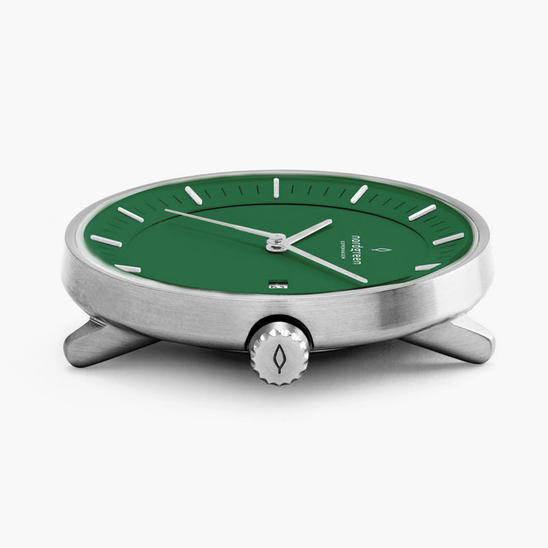 Nordgreen Philosopher 5-Link Strap 36mm Green Dial Nordgreen Philosopher 5-Link Strap 36mm Green Dial